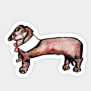 sausage dog Sticker